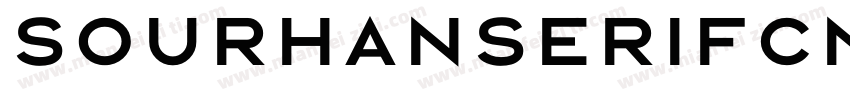 sourhanserifcn medium字体转换